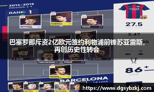巴塞罗那斥资2亿欧元签约利物浦前锋苏亚雷斯，再创历史性转会