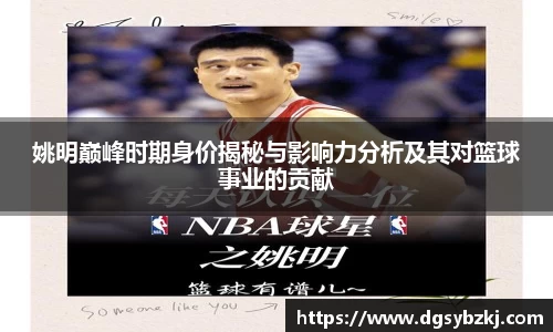 姚明巅峰时期身价揭秘与影响力分析及其对篮球事业的贡献