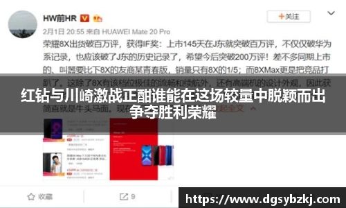 红钻与川崎激战正酣谁能在这场较量中脱颖而出争夺胜利荣耀