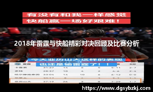 2018年雷霆与快船精彩对决回顾及比赛分析